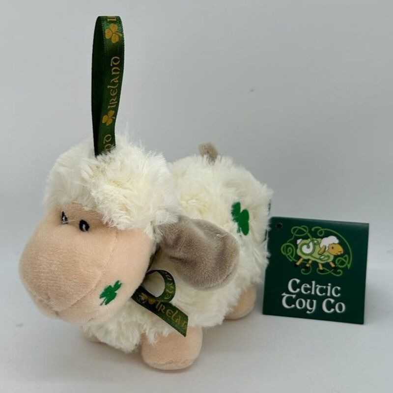 Celtic Toy Co. Cream Sheep Standing Teddy